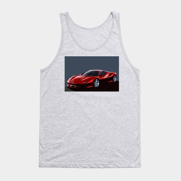 Italian sports car Tank Top by markvickers41